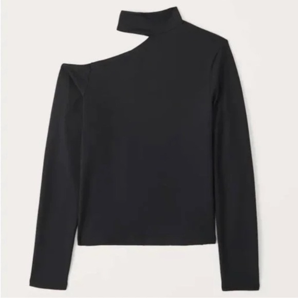 Abercrombie knit cut out shoulder top. Size small. - Picture 1 of 3